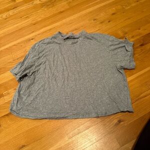 Fabletics Heather Gray Relaxed Tee